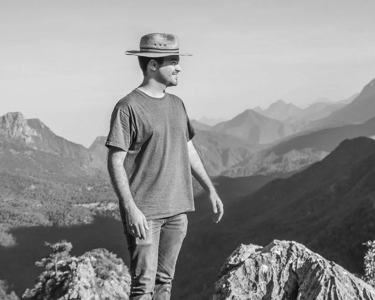 Adrián Álvarez in the mountains near Monterrey, Mexico