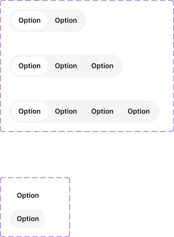 Segment control
