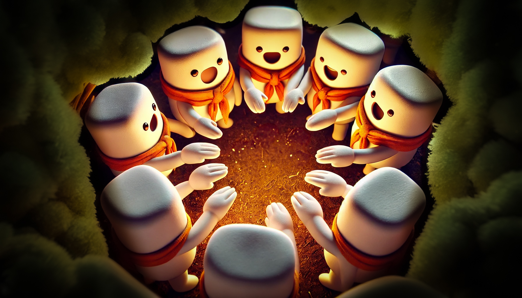 The journey across the village